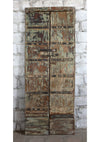 Antique Arched Door Rustic Teak Aged White Vintage Door Panels 81