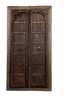 Antique Spanish Teak Double Door Exterior Barn Doors 81