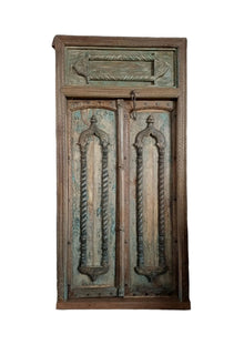  Medieval French Antique Teak Wood Exterior Haveli Doors Old Ornate Door 108