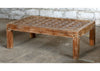 Antique Lotus Ceiling Coffee Table Reclaimed Farmhouse Large Table 57x36