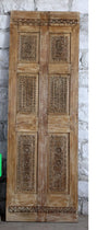 Antique Carved Wood Door Brass Studs Sliding Door Hinged Pantry Door 80