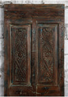 Antique Carved Wood Door Interior Sliding Door Hinged Pantry Door 80x27