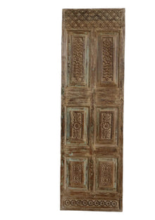  Antique Floral Carved Door Sliding Pantry Door Mexican Style Interior Door 80x25