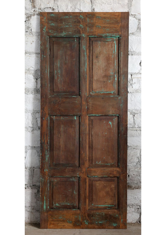 Antique Floral Carved Door Sliding Pantry Door Mexican Style Interior Door 80x32