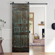  Vintage Carved Doors Floral Carved Double Door Sliding Barndoor Single Patio Door 80x26