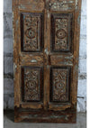 Antique Floral Carved Door Single Sliding Pantry Door Mexican Style Interior Door 80x22