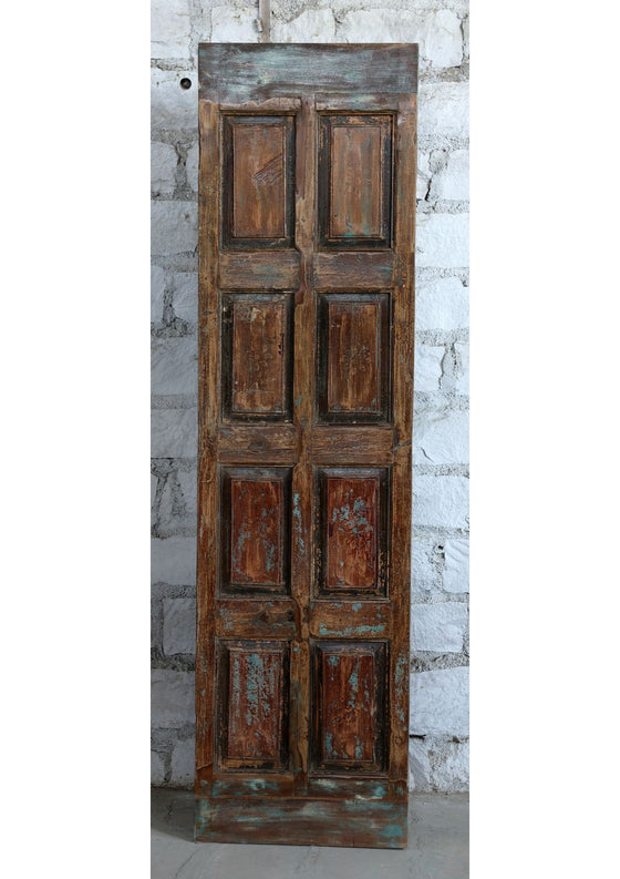 Antique Floral Carved Door Single Sliding Pantry Door Mexican Style Interior Door 80x22