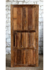 Antique White Carved Wood Door Single Sliding Barndoor 80x40