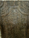 Antique Lotus Carved Wall Panel Hand Carved Wood Wall Decor 60x36