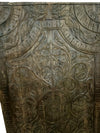 Antique Lotus Carved Wall Panel Hand Carved Wood Wall Decor 60x36