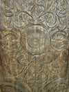 Antique Lotus Carved Wall Panel Hand Carved Wood Wall Decor 60x36