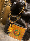 Wealth Altar, Tiger eye Mala beads, Prosperity Meditation Yoga